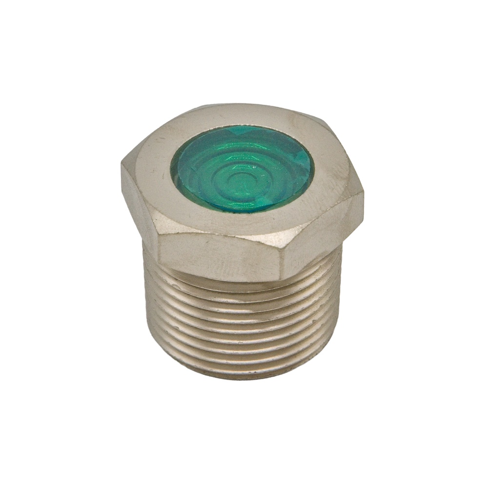 8026844 3/4" NPTF Sight Glass for Older Skrol Compressors K8026844