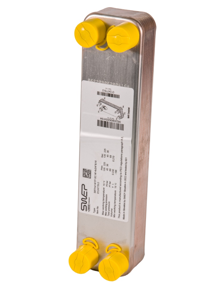 B8THx14/1P-SC-M 4x3/4"&16mm Plate heat exchanger SW14361014