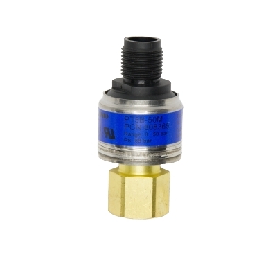 PT5B-50M Pressure sensor 0 to 50bar, 4-20mA, 7/16"UNF A808365