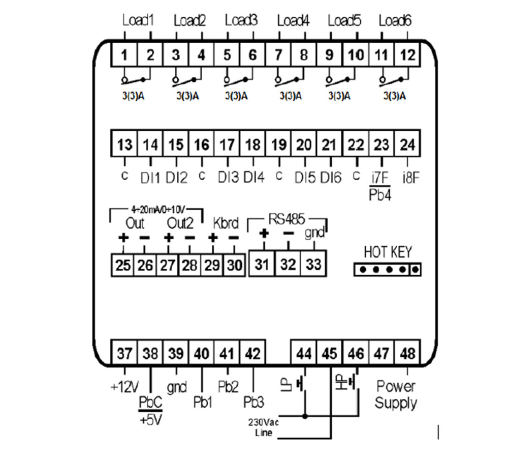 XC660D-7C21F Controller for condensing units DIXC660D7C21F