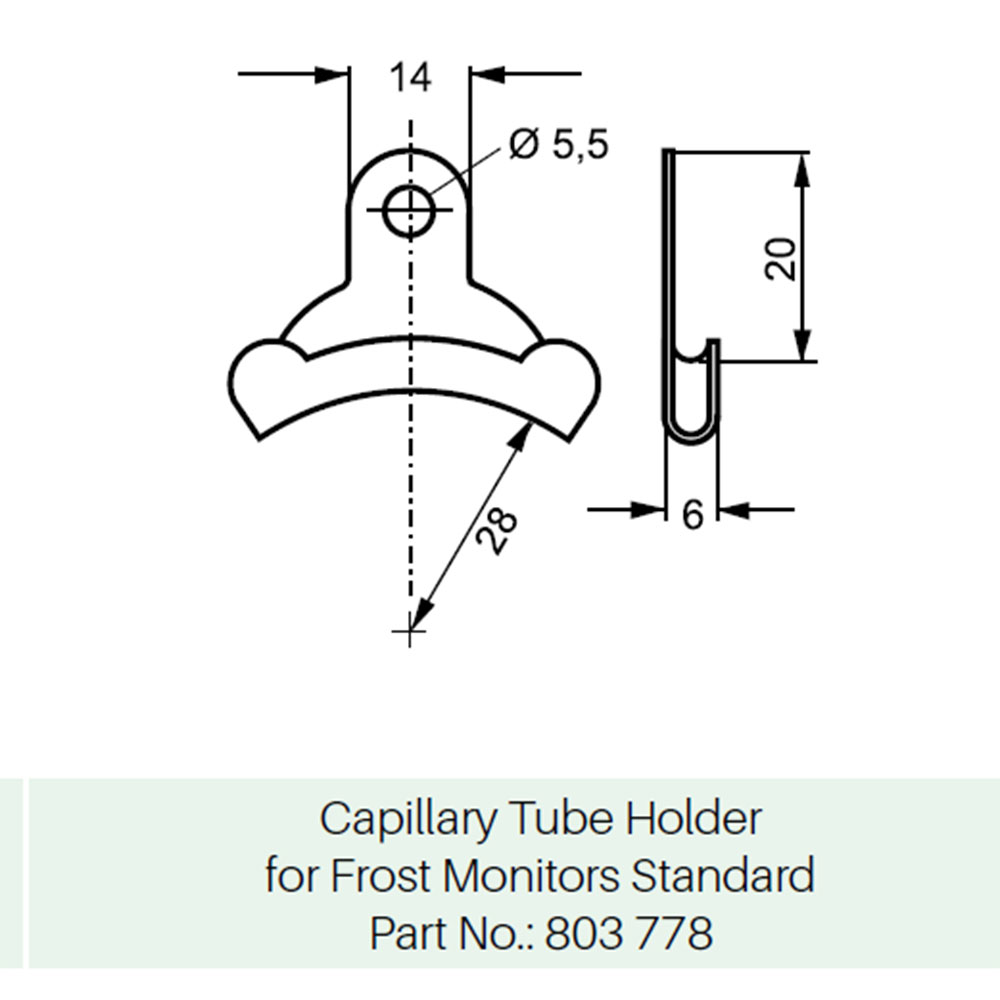 Capillary holder 803778 A803778