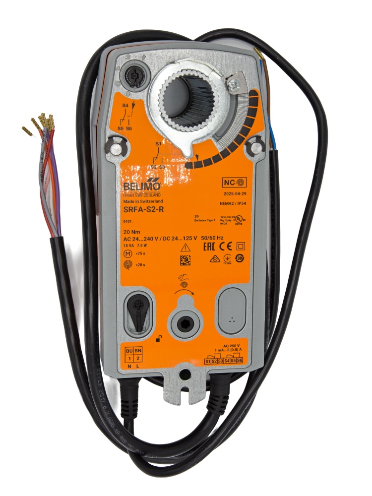 EASRFA-S2-R Actuator with emergency funktion REEASRFAS2R