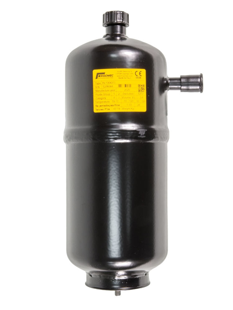RV-130x313 Sběrač chladiva, 3,4L, 1" x 16mm, 33 bar FM130.00559