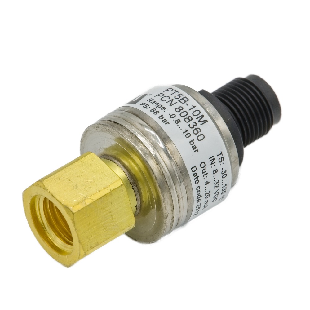 PT5B-10M Pressure sensor -0.8 to 10bar, 4-20mA, 7/16"UNF A808360M